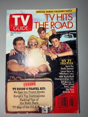 Vintage TV Guide Magazine - "TV Hits The Road"